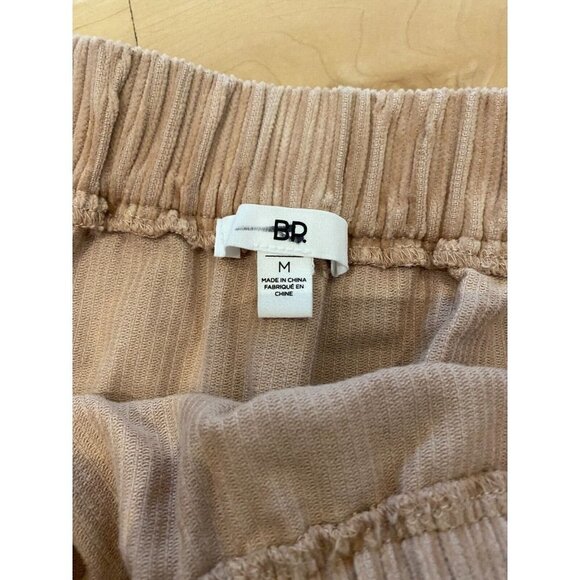 𝅺BP Bnwot Women Beige Corduroy Mini Skirt Elastic Waist Pull On - Picture 4 of 4